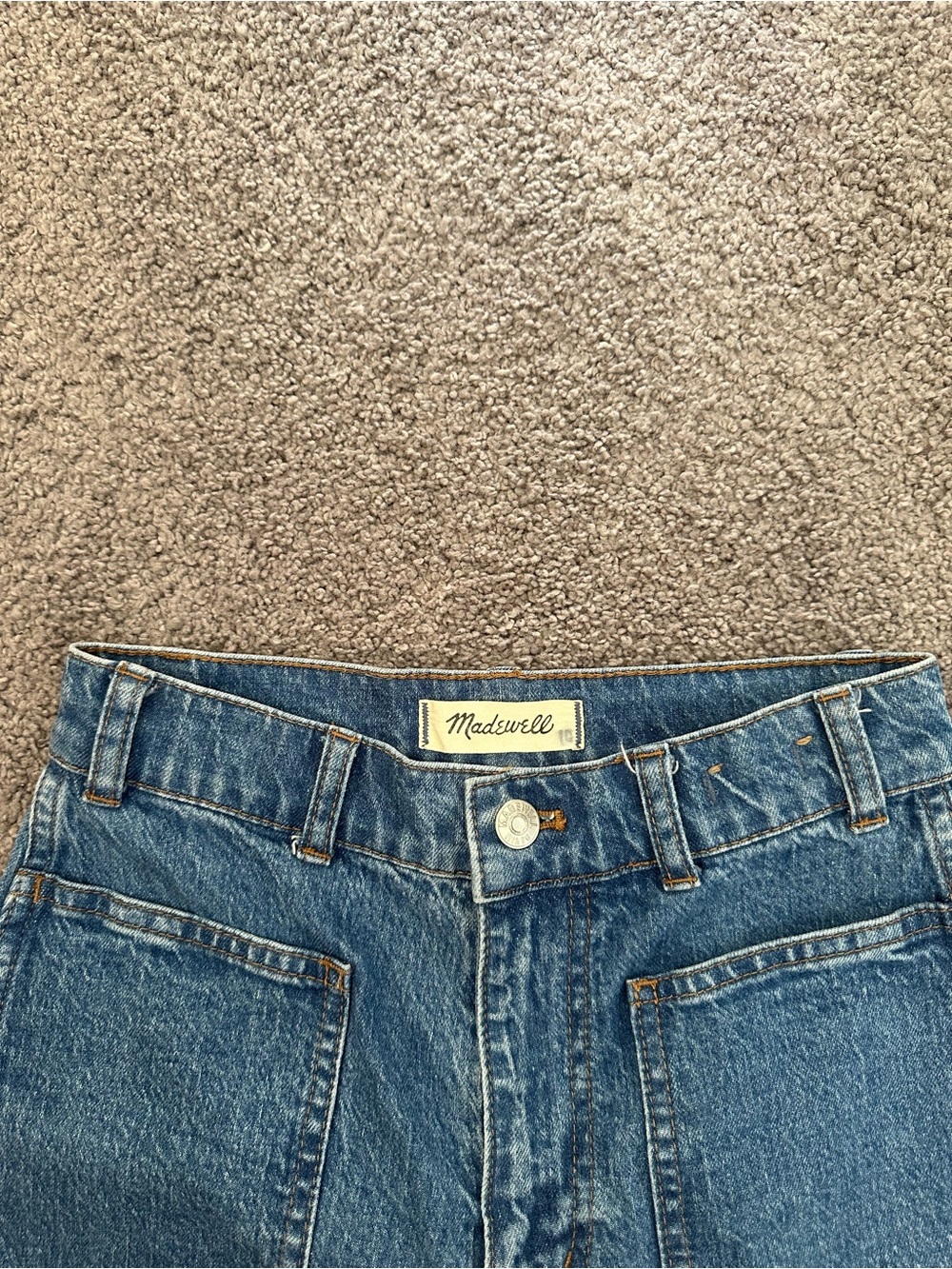 Madewell 90s Straight Utility Jeans - Picture 3 of 9